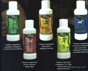 Vrste  konjskog šampona